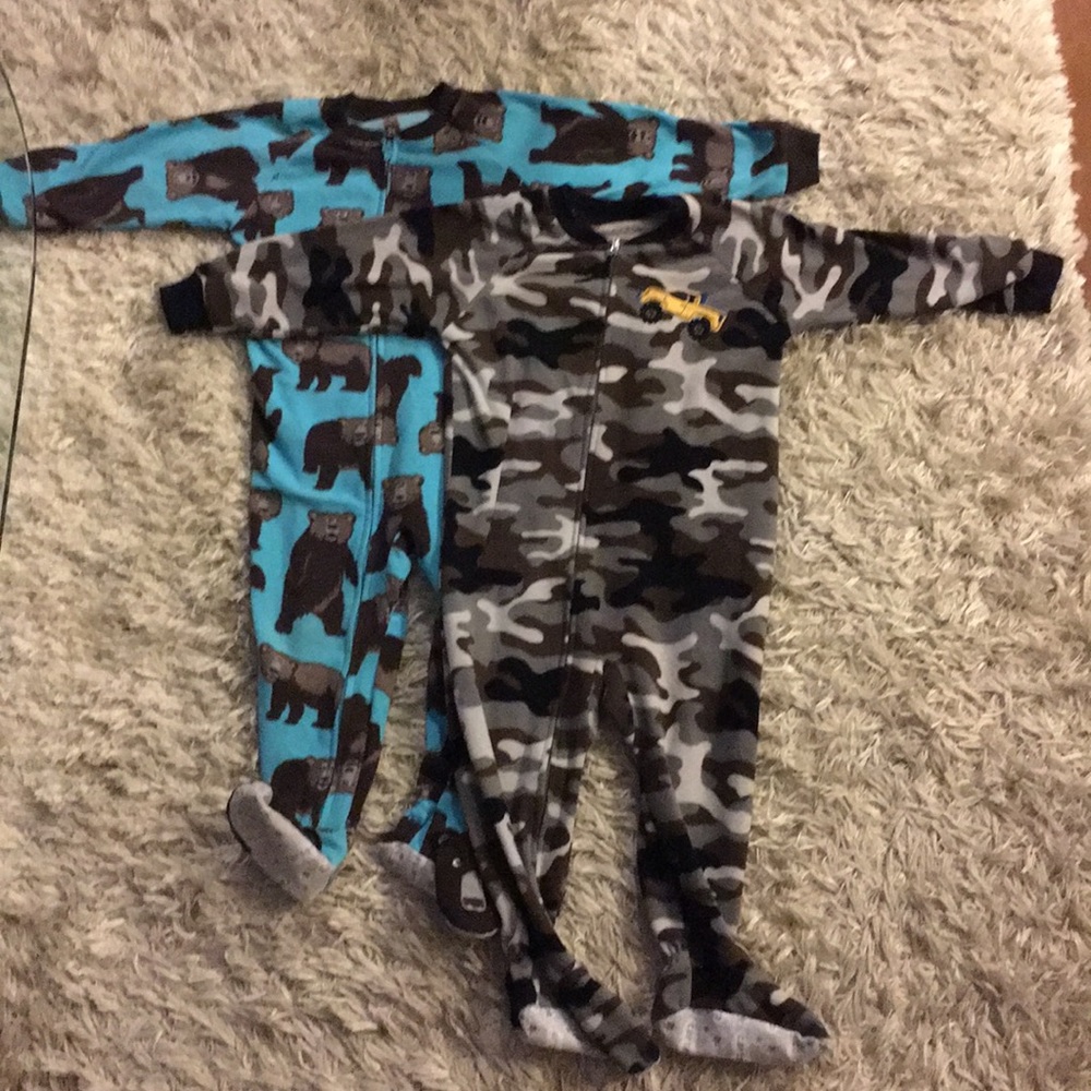 Two fleece Pajamas